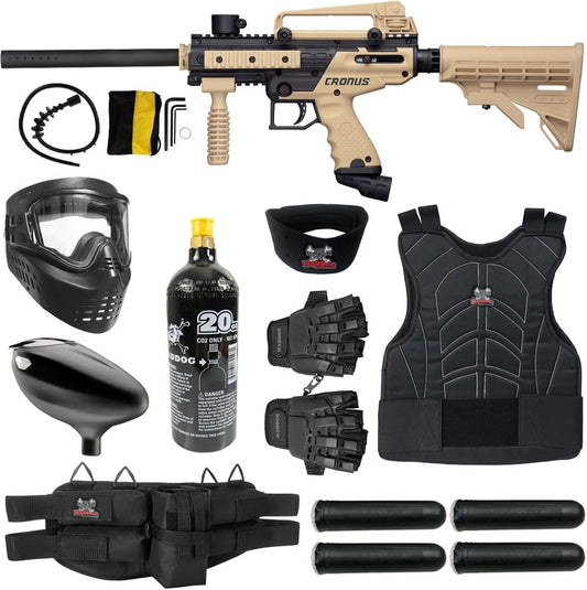 Tippmann Cronus Tactical Paintball Gun Marker Starter Package - Maddog Edition
