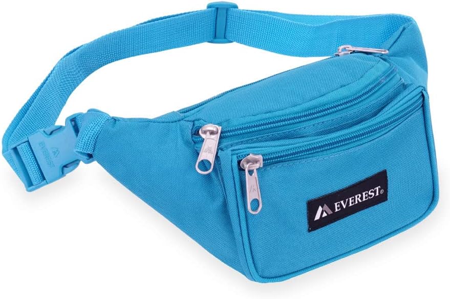 Turquoise Everest Signature Waist Pack - Standard Size for Active Adventures