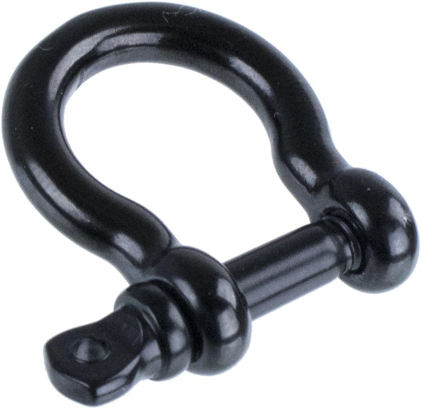 Paracord Planet Stainless Steel and Alloy B-Shackles, D-Shackles, O-Shackles, & U-Shackles for Paracord Survival Bracelets (Pack and Single Sizes)