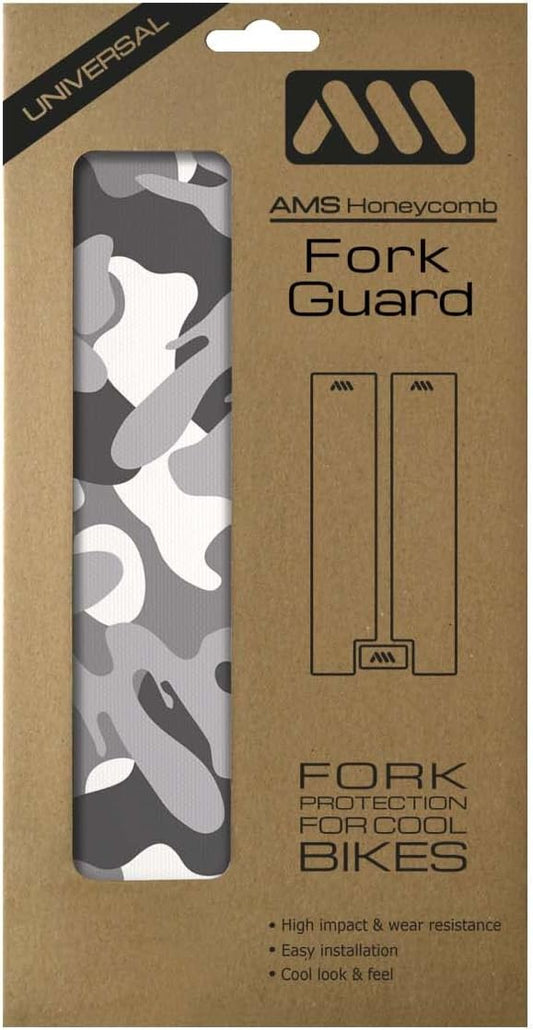 All Mountain Style AMS Honeycomb High Impact Fork Guard for Bike – Protects Fork of Your Bike from Scratches and dings