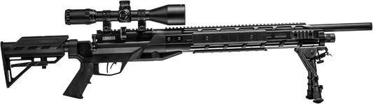Benjamin Armada BTAP25SX .25- Caliber Pellet PCP Hunting/ Target Air Rifle And Scope, Black