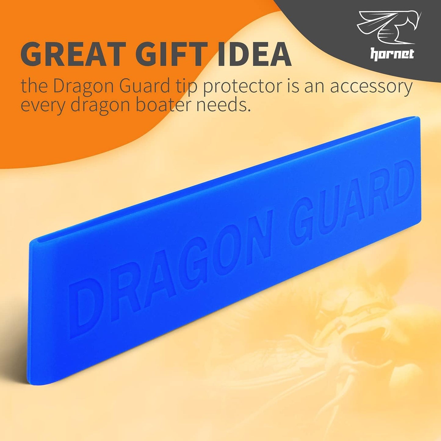 Dragon Guard Tip Protector for Dragon Boat Paddles (blue)