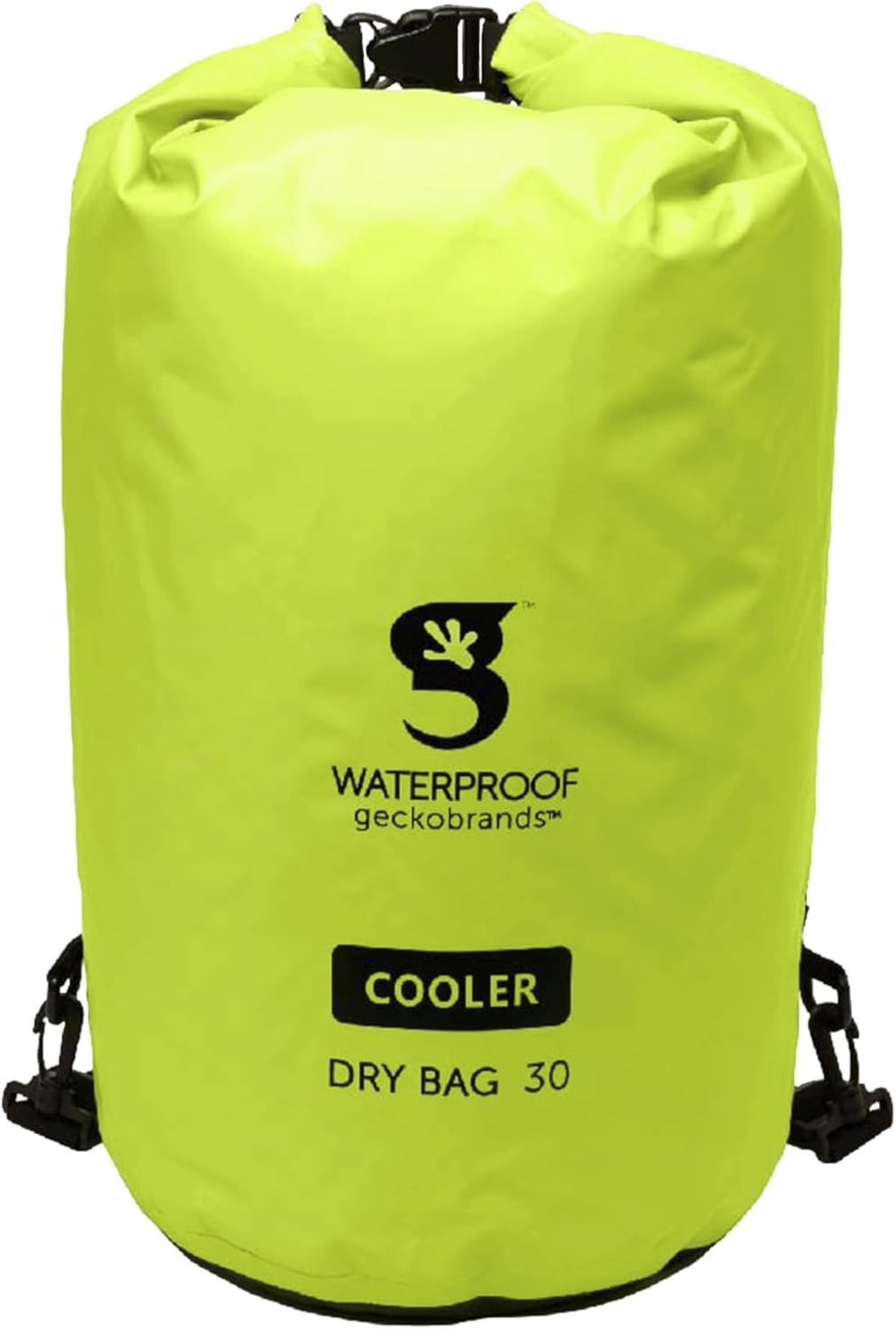 geckobrands 30L Dry Bag Cooler - Holds 24 Cans or 18 Bottles - Dry Bag Backpack, Perfect for Outdoor Activities