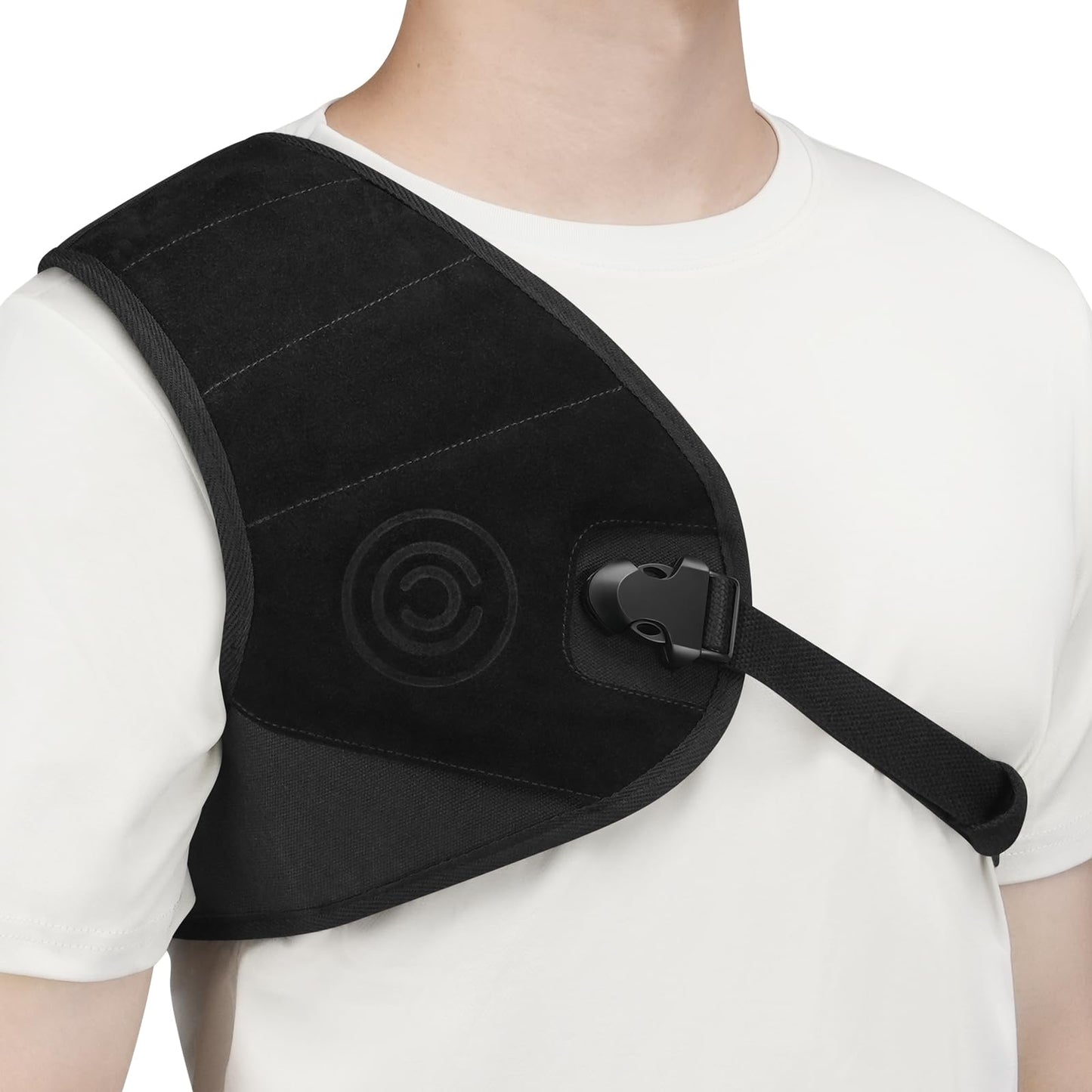 CVLIFE Recoil Pad for Shotgun Shoulder Pad Shooting Vest Solid Fit Recoil Shield Universal Protector for Range Hunting and Shooting Black