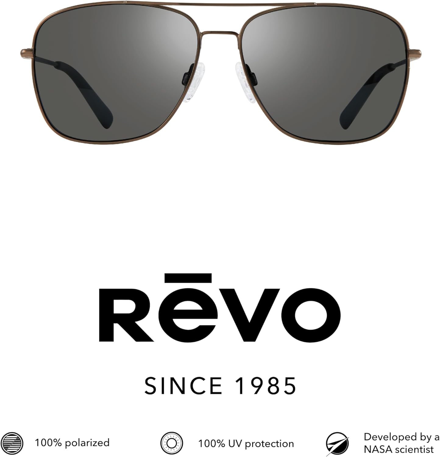 Revo Sunglasses Harbor: Polarized Lens Filters UV, Metal Navigator Frame
