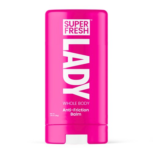 Lady Parts Anti Chafe and Friction Stick Prevents Skin Chafing Rash and Irritation Unscented Smooth Balm with Aloe for Thighs Arms Bra Lines and More No Mess Glide On Application 1.5 oz Stick