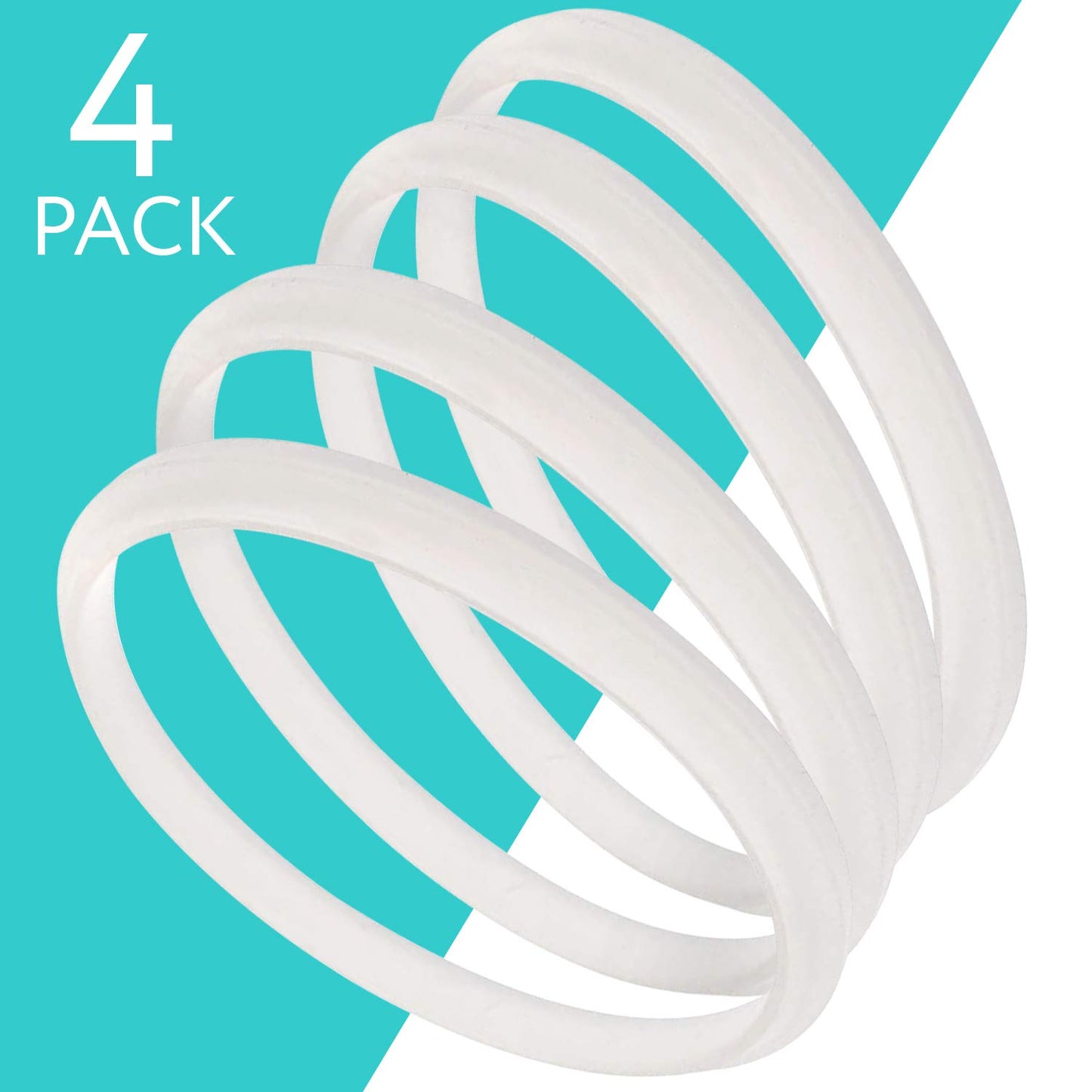 Impresa Compatible 4 Pack Gaskets/O-Rings for Klean Kanteen Classic Cap