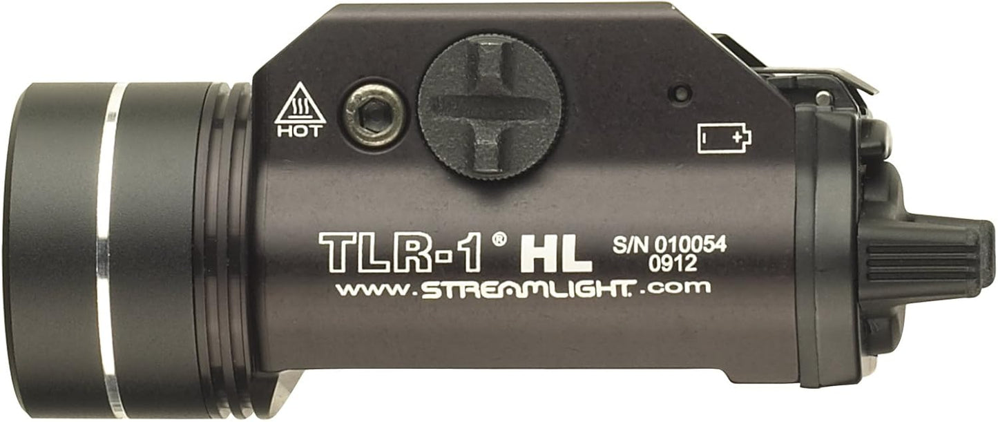 Streamlight 69266 TLR-1 HL 1000-Lumen 20000 Candela Rail-Mounted Tactical Weapon Light with Specific Compatibility Rail Locating Keys, Flat Dark Earth
