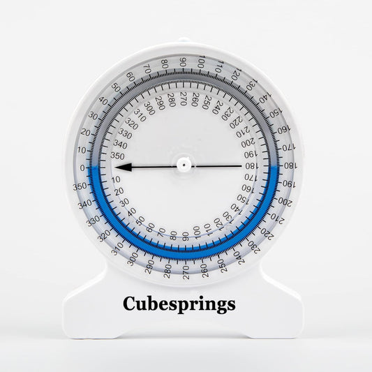Cubesprings Inclinometer Physical Therapy - Accurate Range of Motion (ROM) Measurement Leak-Proof Construction- Easy to Use Inclinometer for Physical Therapist or Student