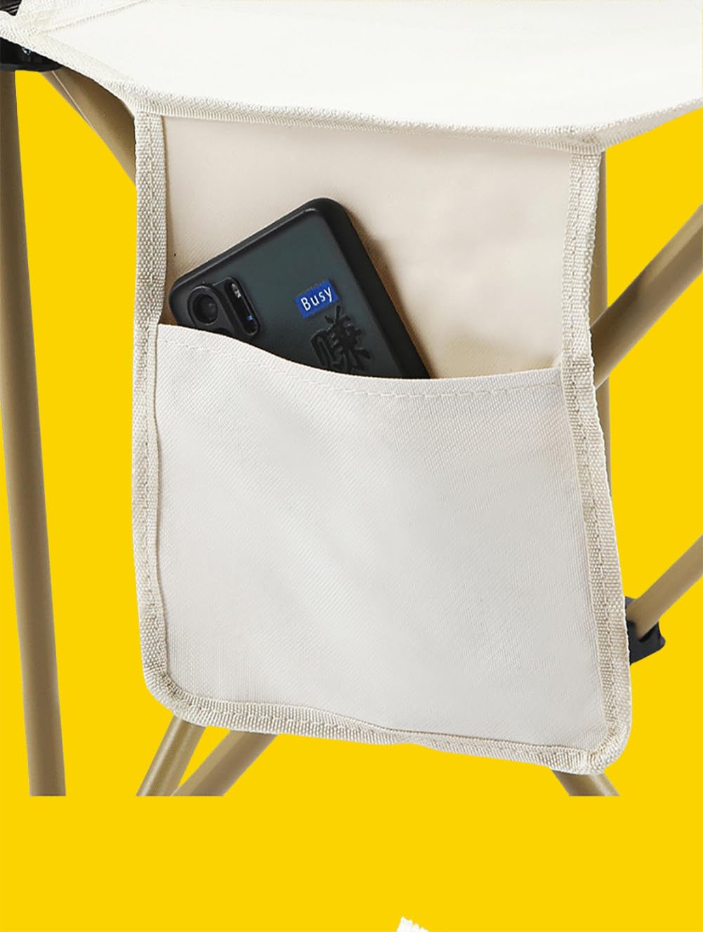 Folding Camping Chair for Adult Lightweight Portable Outside Beach Chair Black 2 Pack