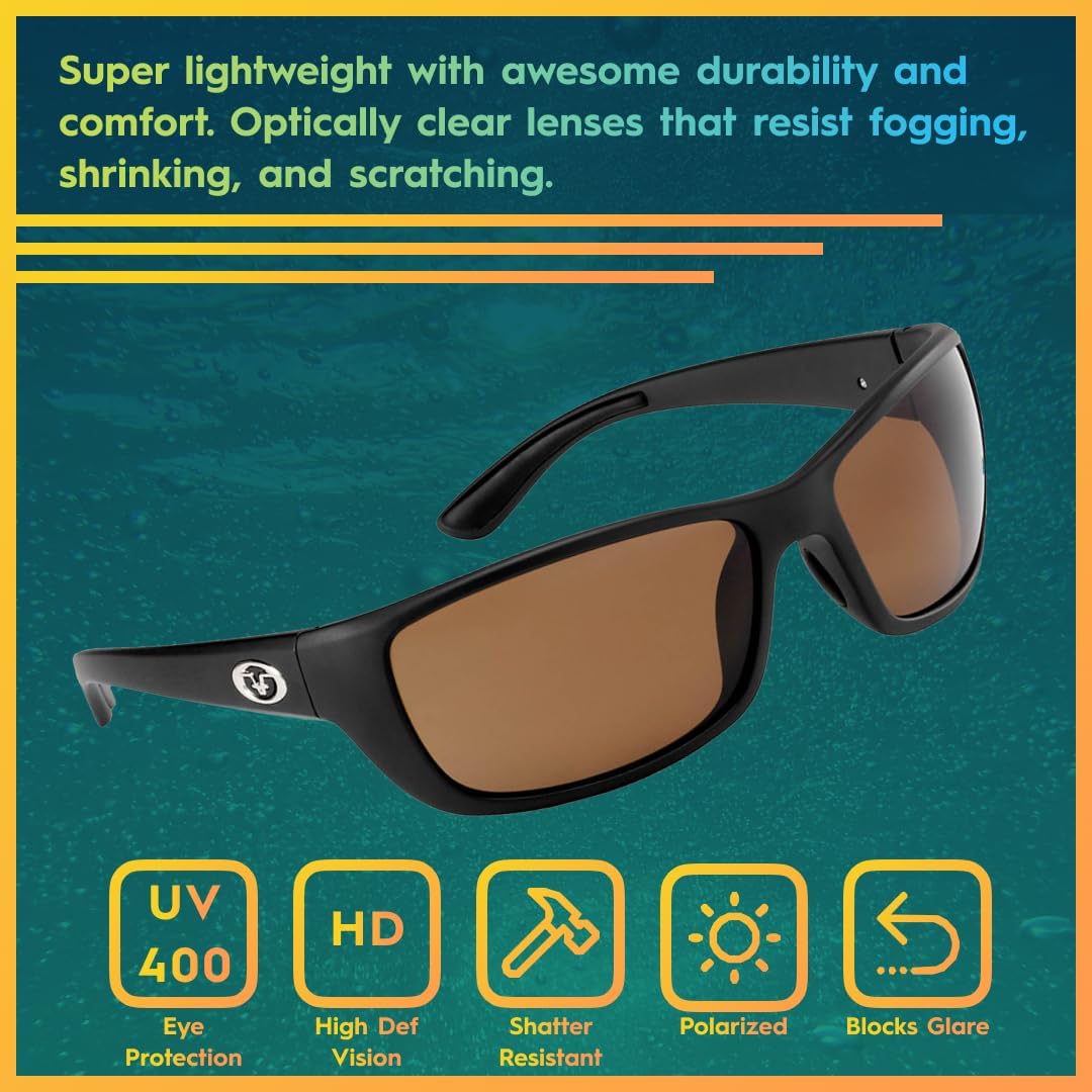 Flying Fisherman Cay Sal Polarized Sunglasses for Men - UV Protection & Comfort