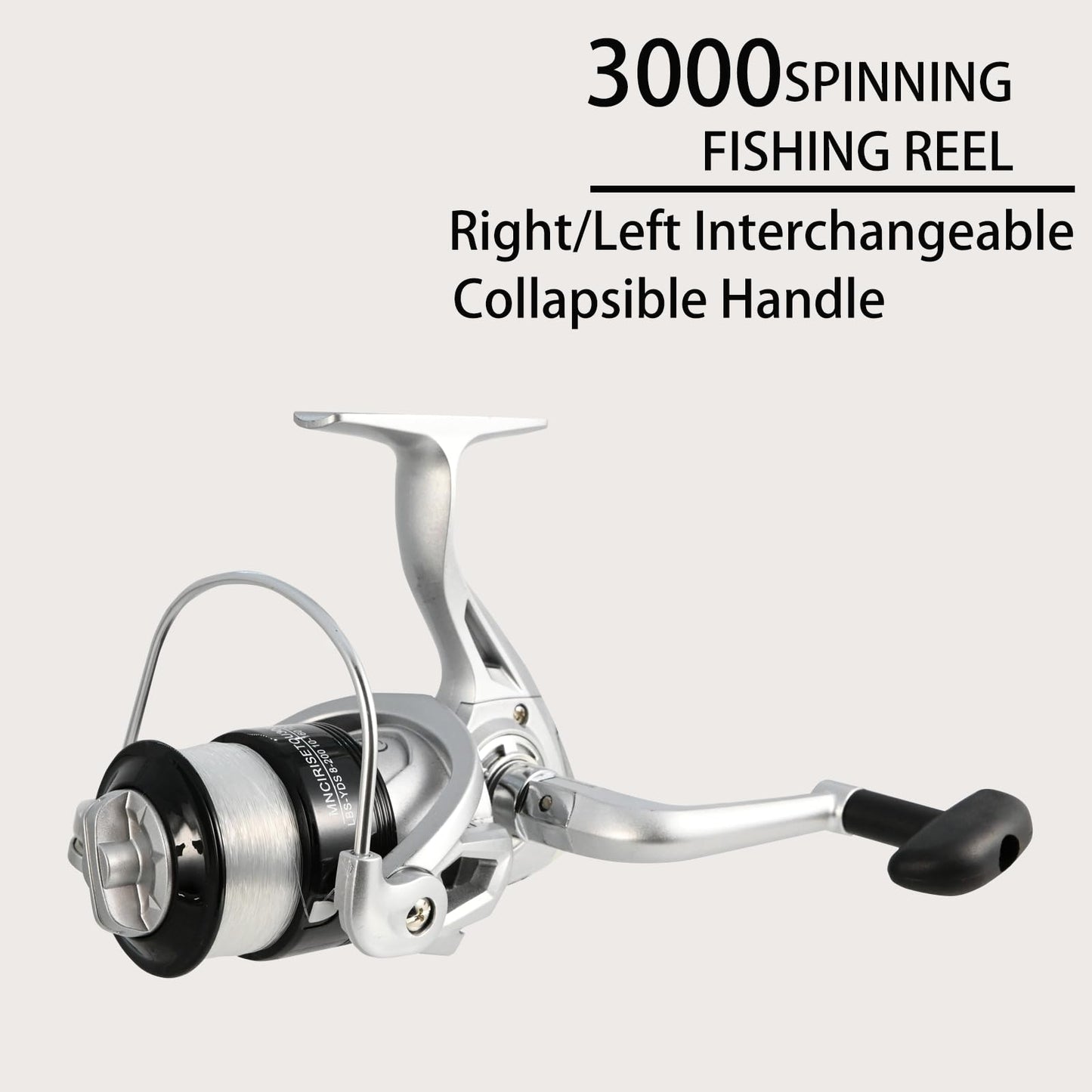 Fishing Pole Combo, 6.9ft 2Pcs Telescopic Rods Set, Collapsible Carbon Fiber Fishing Rods, 2PCS Spinning Reel Set with Carrier Bag Freshwater Fishing Rod and Reel Combos Kits (2.1M/6.89FT)