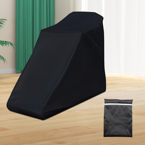 ZUDKSUY Treadmill Cover 210D Oxford Fabric Waterproof Cover 78.7 x 37.4" x 59.1" Black Treadmill Cover in Non-Folded Condition(Non-Folding)