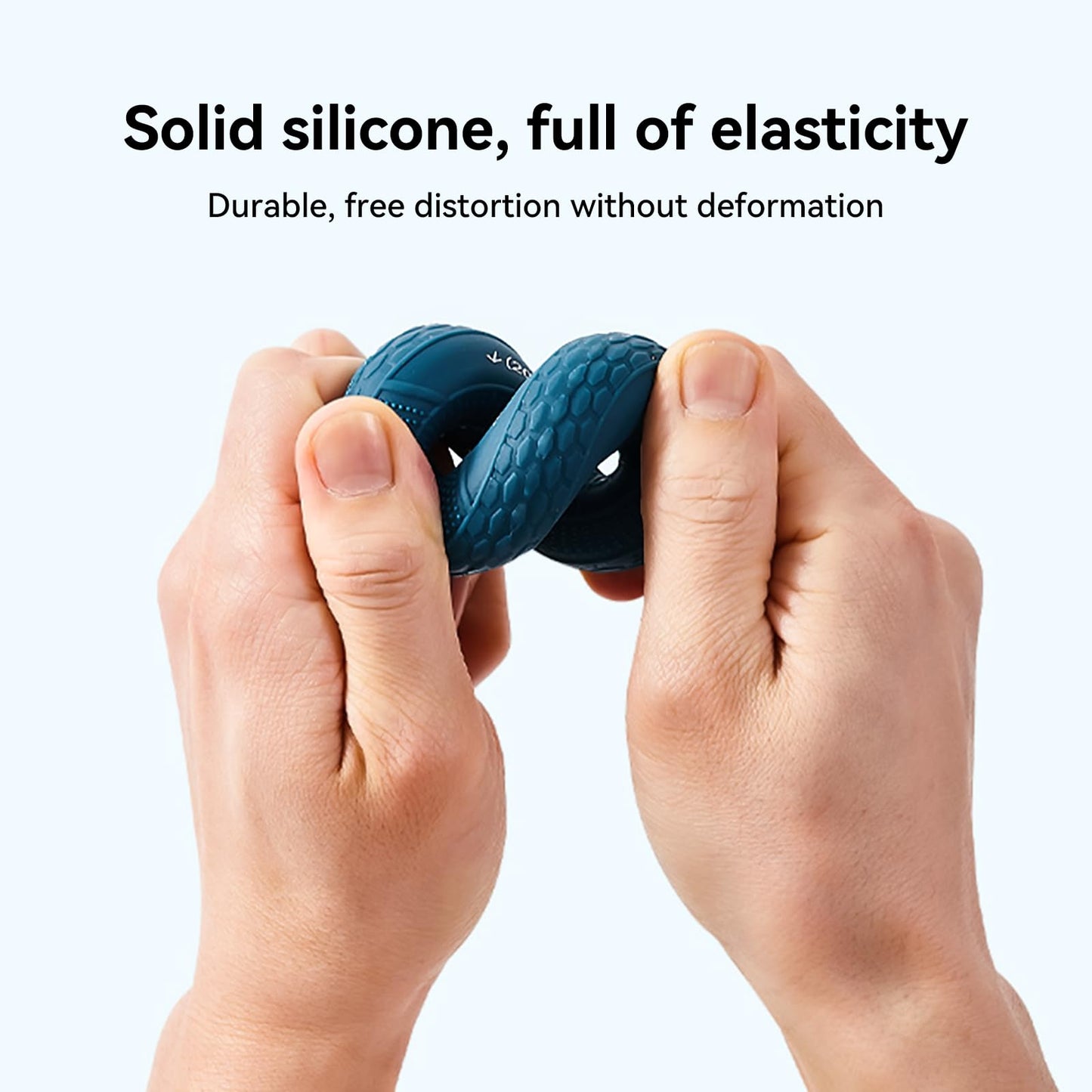 Hand Grip Strengthener, Grip Strength Trainer, Fingers Exerciser - Silicone Rings for Muscle Training Sports Rock Climbing Finger Rehabilitation Training,Hand & Wrist Muscles Trainer Stress Relief,5 Resistance Levels(3 PCS)