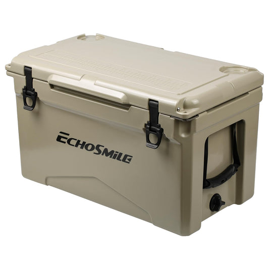 EchoSmile 25/30/35/40/60/75 Quart Rotomolded Cooler, Built to Stand up to The Rigors of The Journey