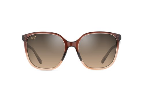 Maui Jim Good Fun Butterfly Sunglasses, Rootbeer Fade/Hcl Bronze Polarized, Medium