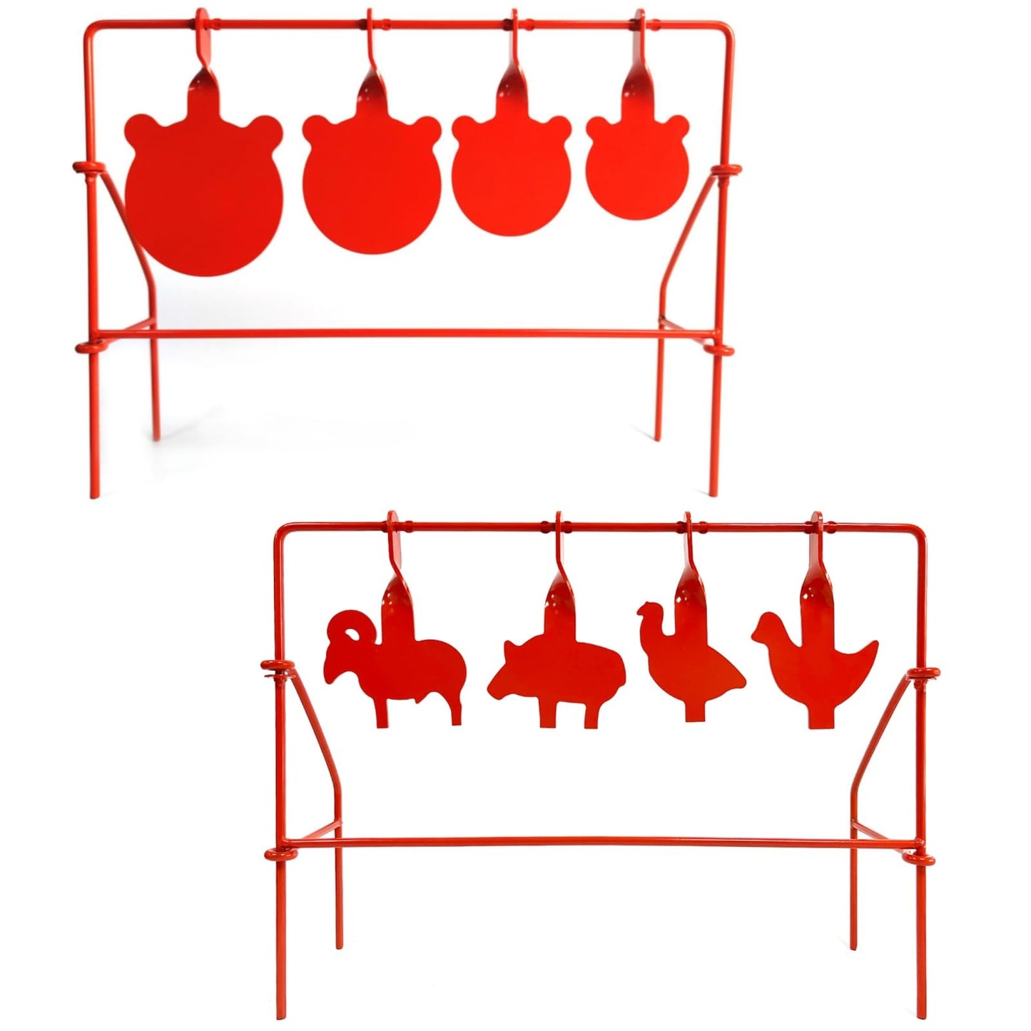 Atflbox BB Gun Target Heavy Metal Spinning Pellet Airgun Airsoft Shooting Target for Outdoor and Backyard