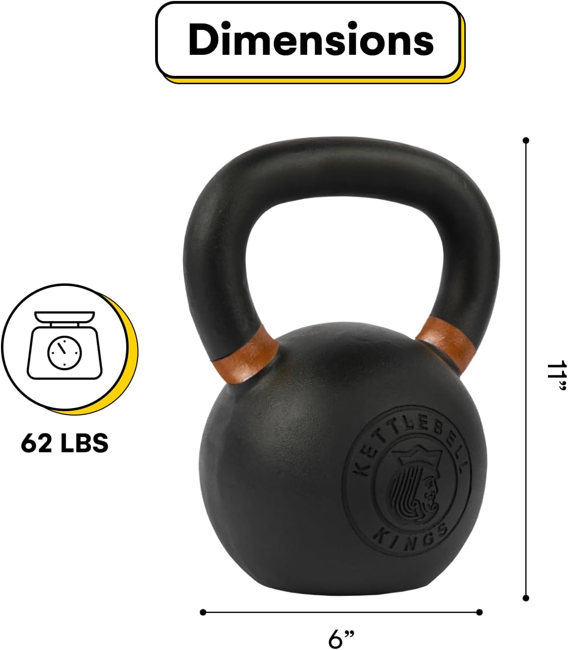 Powder Coated Kettlebells Set (9-97 lb) - Strength Training Weights for Home Gym