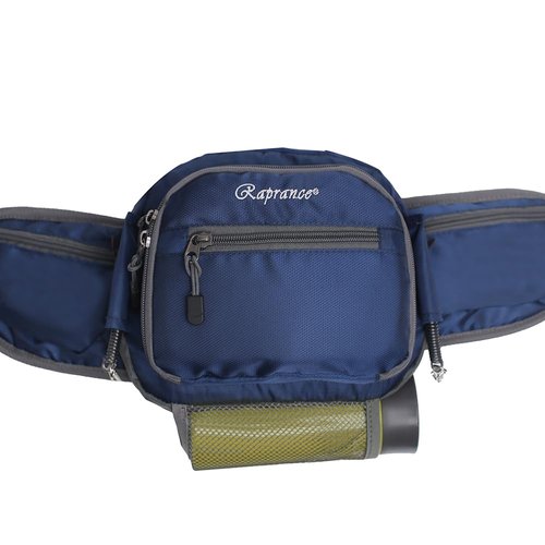 Raprance Fly Fishing Waist Pack with Adjustable Waist Strap, Multi Pocket Fall River Fishing Chest Pack
