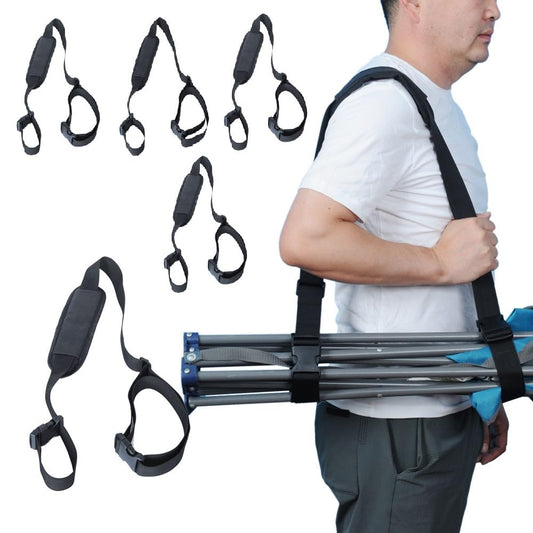 5 Pack Adjustable and Sturdy Carry Strap for Beach Chair - Ideal for Camping and Outdoor Activities