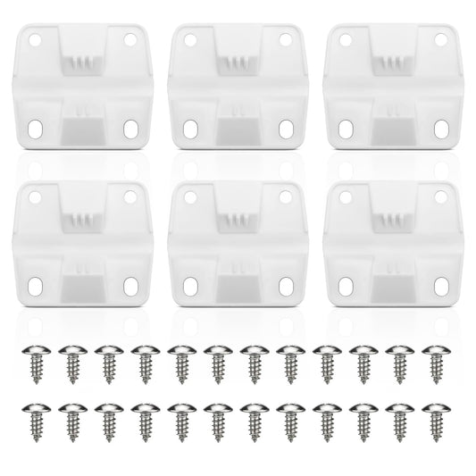 Cooler Hinges Replacement for Coleman Xtreme Cooler Hinges Coleman Ice Chest Hinges, Ice Chest Cooler Parts, for Rubbermaid Cooler Parts, 6 Pack