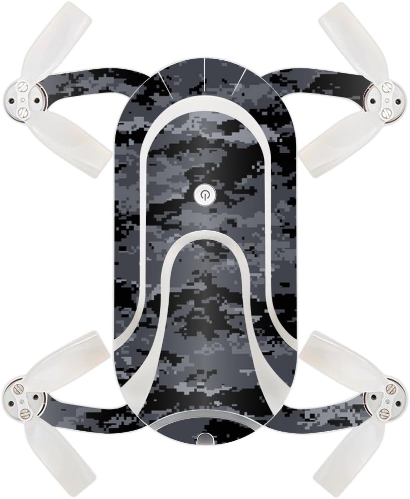 MightySkins Skin Compatible with ZEROTECH Dobby Pocket Drone – Conceal Snow | Protective, Durable, and Unique Vinyl Decal wrap Cover | Easy to Apply, Remove, and Change Styles | Made in The USA