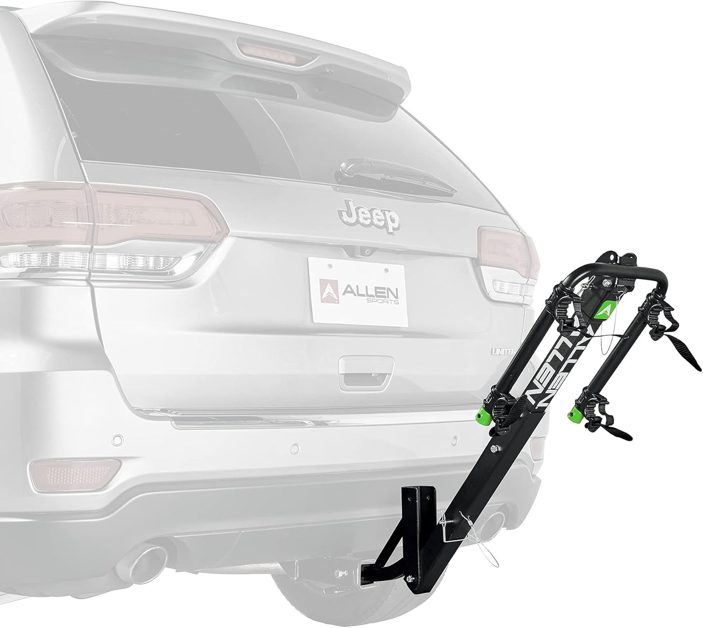 Allen Sports Deluxe 2-Bike Hitch Mount Rack , Silver/Black (522RR)