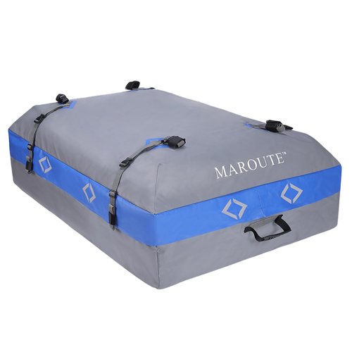 IDEALHOUSE 2024 New Rooftop Cargo Carrier Bag – 21 Cu Ft Heavy-Duty Robust Waterproof & Durable Storage Bag, Universal Fit with 8 Door Hooks