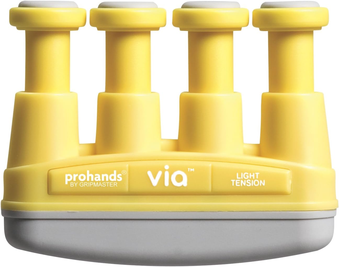 VIA Hand Exerciser, Finger Exerciser (Hand Grip Strengthener), Spring-Loaded, Finger-Piston System, Isolate and Exercise Each Finger