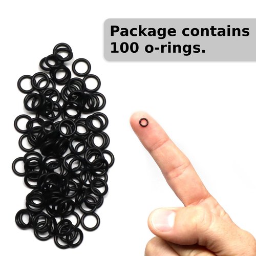 O-Ring Retainer 1/4 Inch Washers for Archery Arrow Broadhead Tips (100 Pack) – Prevents Heads Points Loosening
