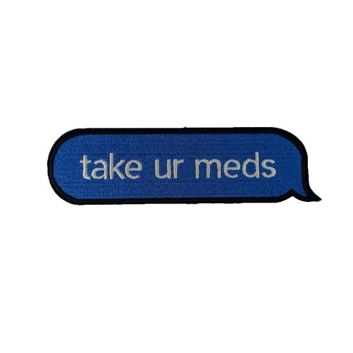 Take ur meds, Morale Patch, Meme Patch, Morale Patch, Military Patch, Hook and Loop, Tactical Backpack, Murph, Veteran Owned