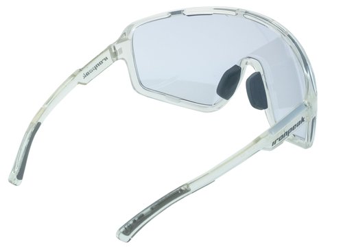 EOC Skytune/Skyshift Color Mirrored Photochromic Transition Sports Sunglasses (Skytune - Transparent Silver (Frame: Silver))
