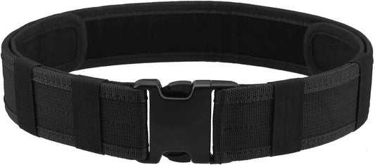 AGPTEK Police Security Tactical Combat Gear Utility Nylon Belt (Black)