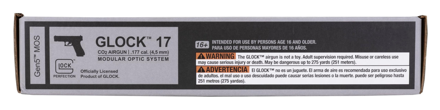 Glock 17 Gen 5 MOS Blowback .177 Caliber BB Gun Pistol