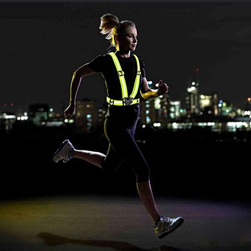 HEHEBON Reflective Vest Running 2Pack,High Visible Reflective Gear for Nighttime Running Biking Motorcycle Dog Walking, Adjustable Safety Vest fits Well Men Women Kids