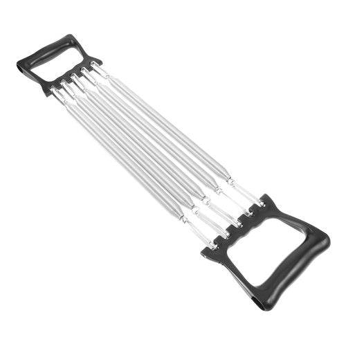 BRIGHTFUFU Chest Expander with Detachable Plastic Handle - Multifunctional Chest Workout Tool for High Elasticity Springs for Strength Training and Grip