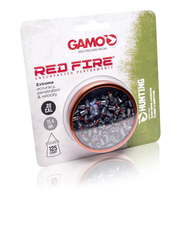 Gamo Swarm Magnum 10X GEN3i .22 Caliber Break Barrel Air Rifle + Gamo RED FIRE .22 Caliber Pellets (125 Count)