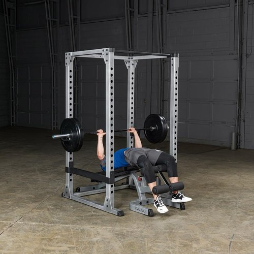 Heavy-Duty Body-Solid GPR378 Power Rack - Adjustable Squat Cage & Chin-Up Bar for Home Gym
