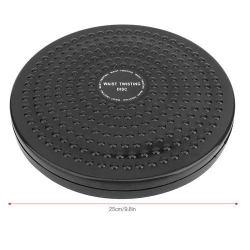 Waist Twisting Disc, Body Trimmer Core Ab Twistboard Domestic Fitness Exercise Slimming Equipment (Black)