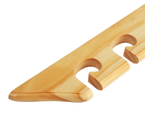 Old Cedar Outfitters Solid Pine Fishing Rod Rack for Wall and Ceiling Storage (Vertical)