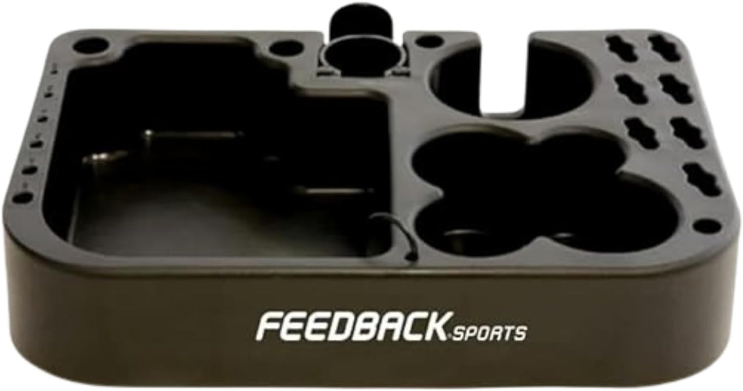 Feedback Sports | Tool Tray for Bike Repair Stands | Compatible W Upright Repair Stands | Black