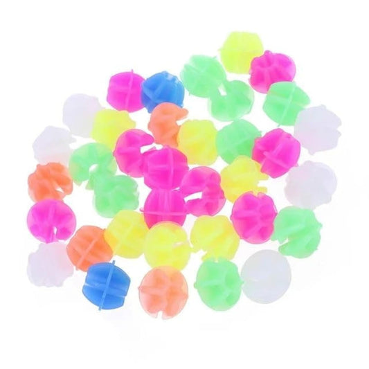Jinshining 72Pcs Colorful Bike Spoke Beads Mixed Color Small Bicycle Wheel Spoke Decorations，Bike Components and Parts，Bike Spoke Beads，Elliptical