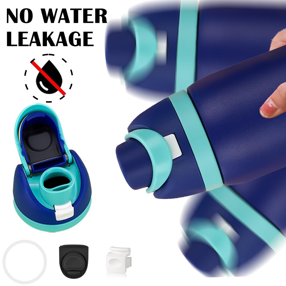 Agamino Replacement Lid Set for Owala Freesip, Water Bottle Top Cap with Replacement Button & Stopper Water Bottle Seal Ring Compatible with Owala Cup 16oz 24oz 32oz 40oz, Accessory for Owala FreeSip