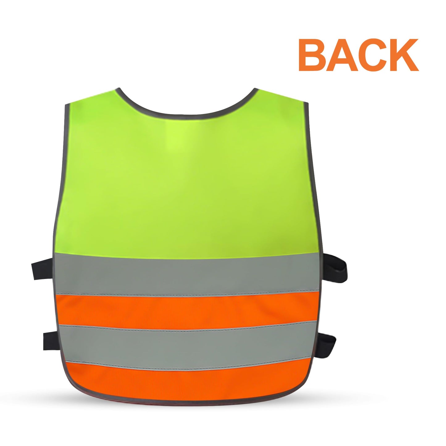 GOOFIT High Visibility Reflective Safety Vest Children's Bicycle Safety Vest Running Lightweight Vest Reflective Vest for School Walking and Playing Boys Girls Pack of 3