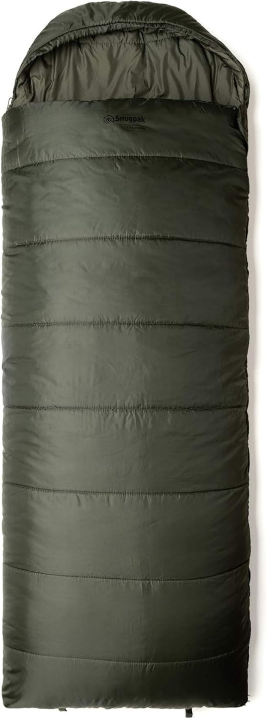 Snugpak Basecamp Ops Navigator Sleeping Bag with Compression Stuff Sack