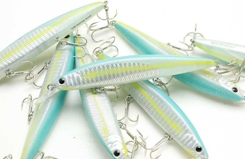 LUCKY CRAFT Surf Pointer 115MR, Saltwater Surf Fishing Lures, Jerkbait, Halibut, Surf Perch, Calico Bass, White Seabass, Striped Bass, Sinking, Fishing Gear, Fishing Accessories, Fishing Tackle