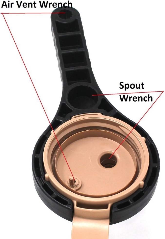 JSP Manufacturing Miltary Water Cap Wrench for your Scepter LCI & Skilcraft Military Water Cans MWC Made in America (CAP NOT INCLUDED)