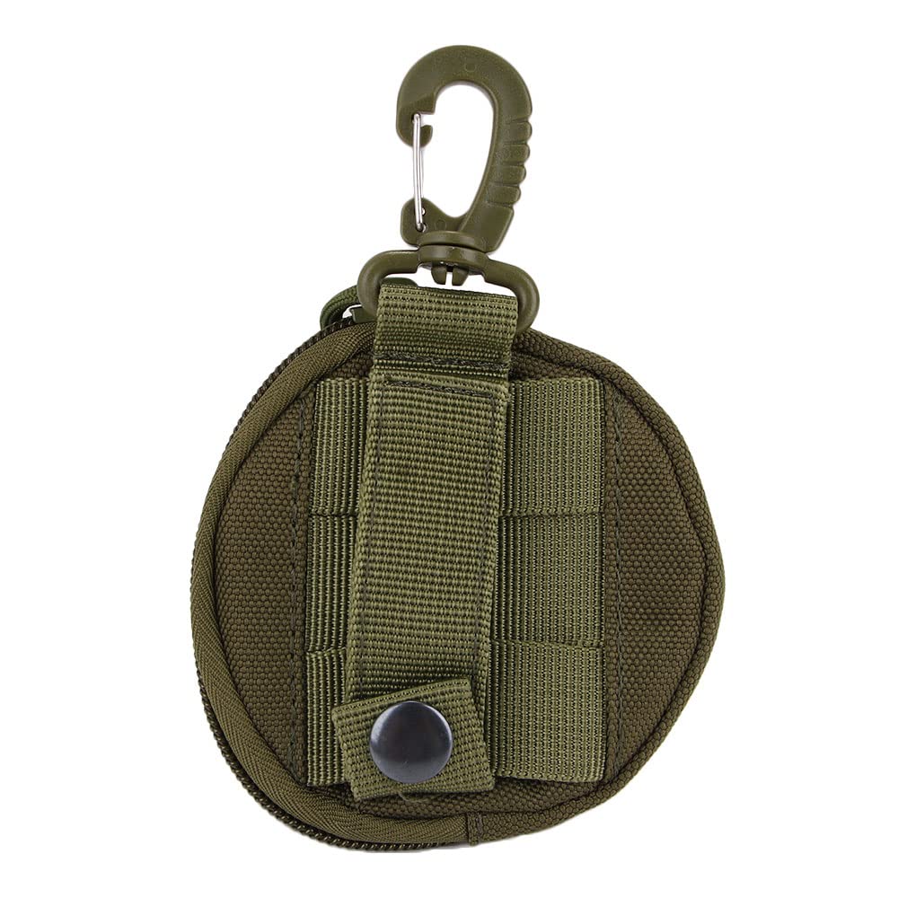 2PCS Small Coin Purse Molle Bag, Waist Belt Bag Wallet Pouch Purse Phone Case Earbuds Bag with Zipper, Universal Bags EDC Pouch