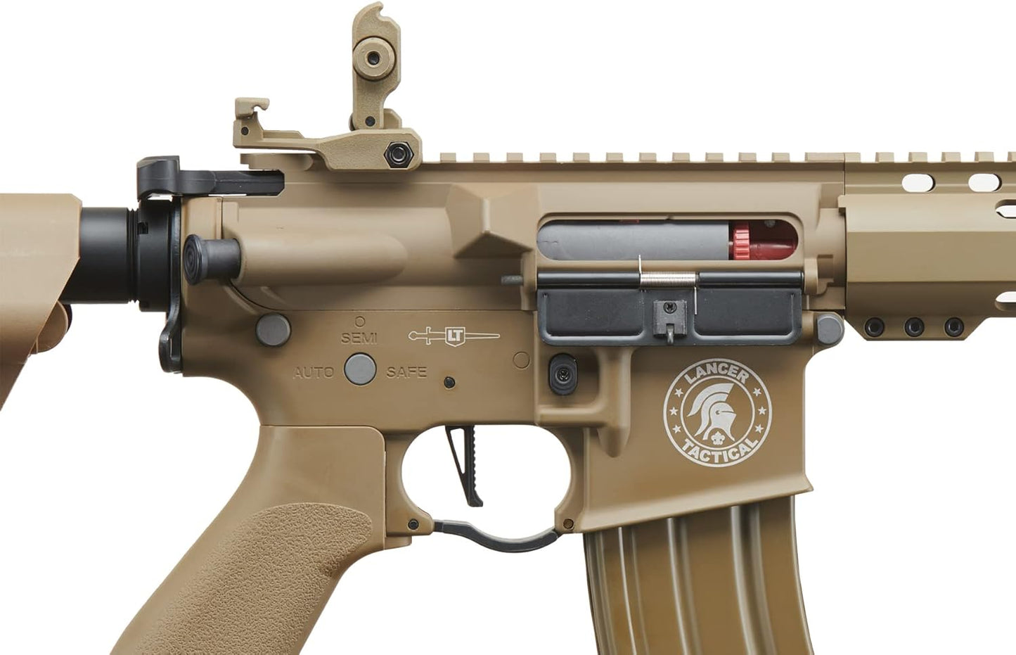 Lancer Tactical Gen 2 LT-19 Airsoft M4 Carbine 10" Electric Full/Semi-Auto Airsoft AEG Rifle, Included 6mm 0.20g BBS, Charger, and Battery