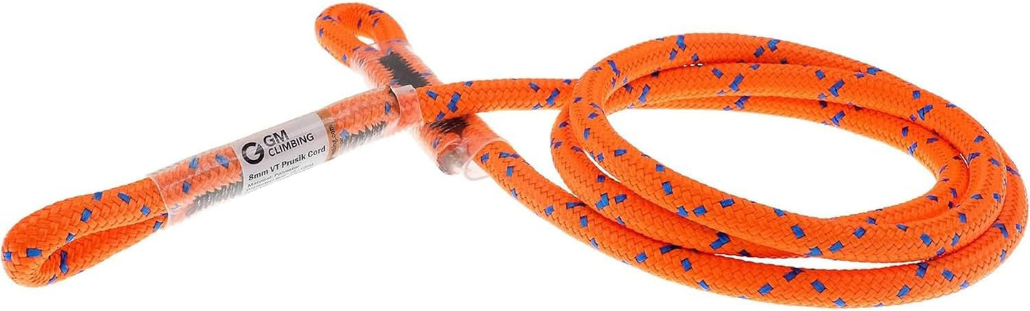 GM CLIMBING 8mm (5/16") Prusik Swen Eye-to-Eye Pre-Sewn 30 inch / 45 inch